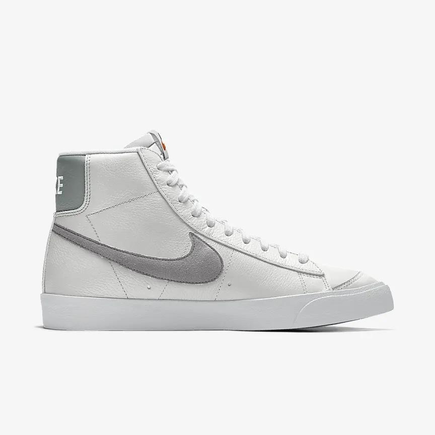 Giày Nike Blazer Mid '77 By You Nam Trắng Xám